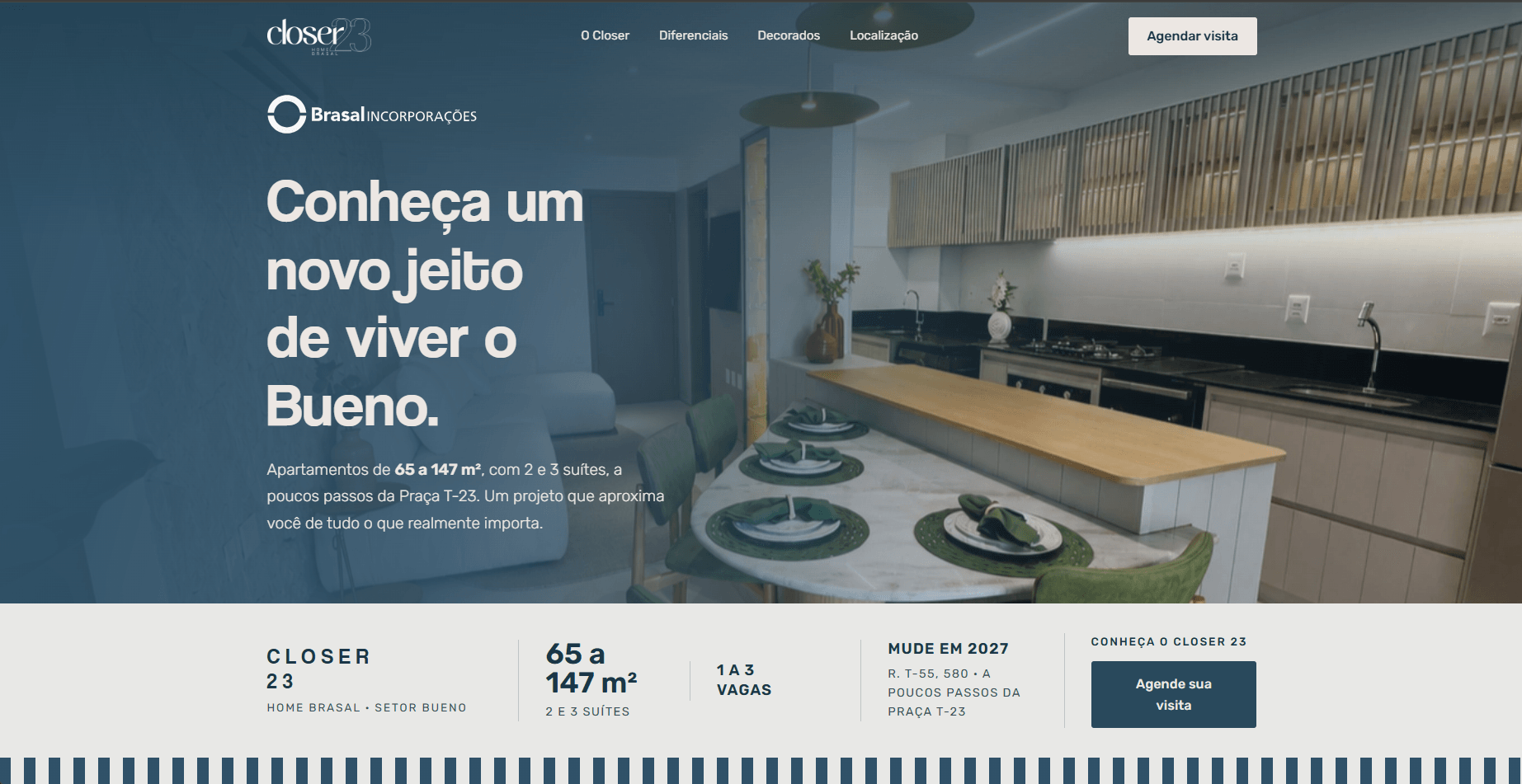 Captura real do site Closer 23